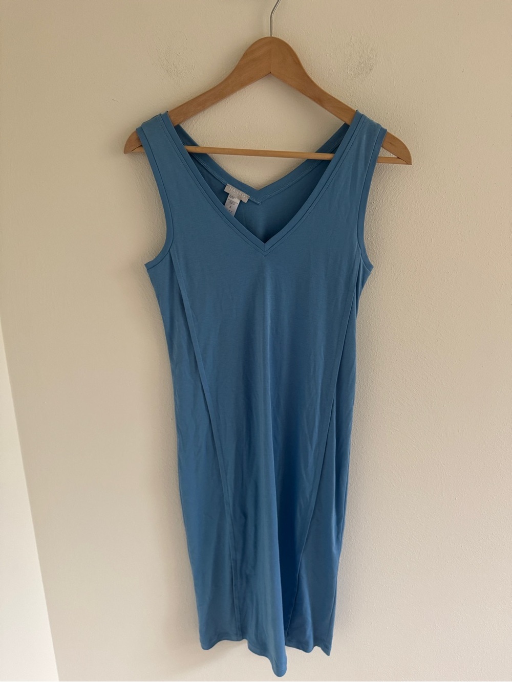 NEW Hanro Women's Pure Essence Tank Gown Blue Casual Lightweight Small